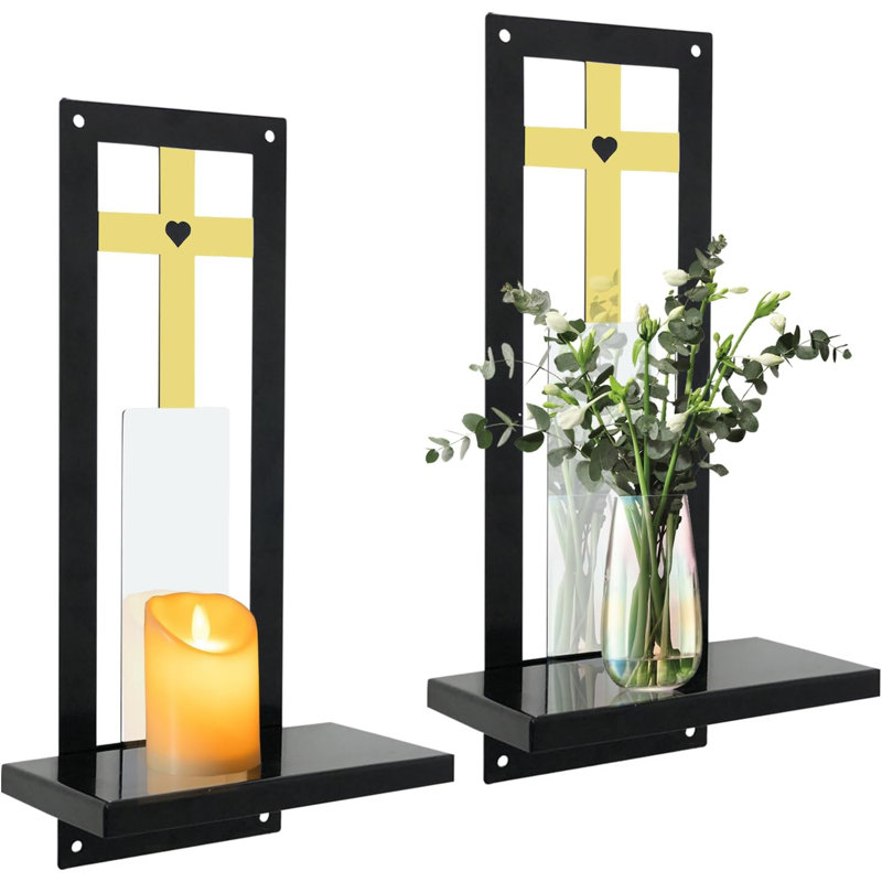 Metal Wall Candle Holder