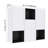 Steinmann 12" Bathroom Side Cabinet,3-Soft Close Doors,Float Mounting Design