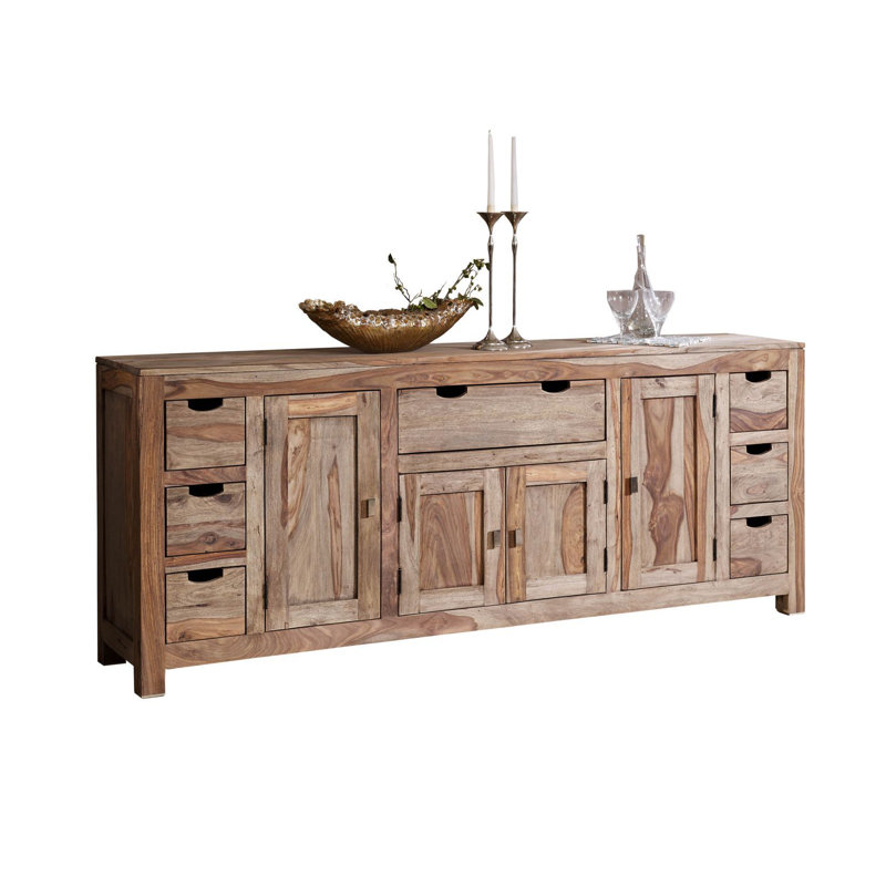 Nature 210cm Solid Wood Sideboard