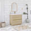 Meuble-lavabo autoportant 35,4 po avec plateau en pierre-1132228034