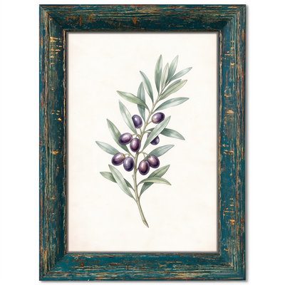 Beveled Picture Frame with Distressed Finish