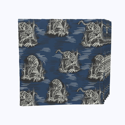 Polyester Animal Print Square Napkin