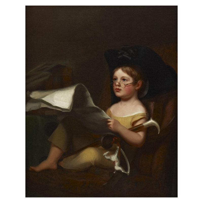 Juvenile Ambition (Grandfather's Hobby) par Thomas Sully - Estampe numérique, H 40 po x l 32 po