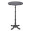 Table de salle à manger à piédestal en acier à hauteur de bar 23,62 po Feinstein-1811042513