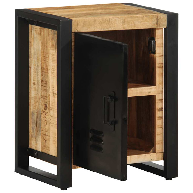 Benedic 40cm W Iron Bedside Table