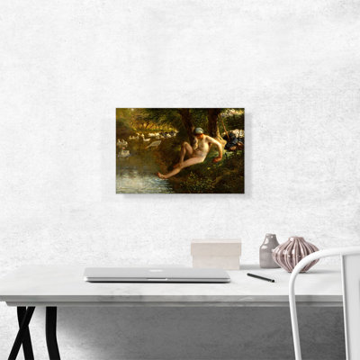 " The Goose Girl 1863 " by Jean-Francois Millet Painting Print