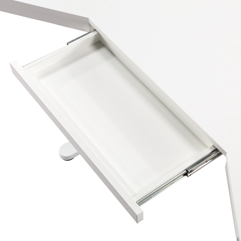 Kyley Adjustable Corner Metal Base Standing Desk