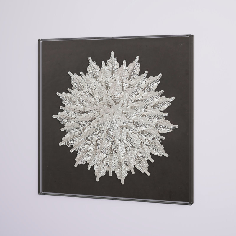 Décoration murale contemporaine contemporaine, Argent