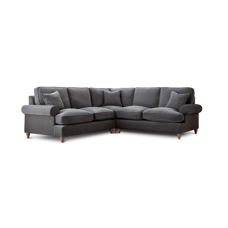 Longfellow Modular Corner Sofa, Symmetrical, Charcoal