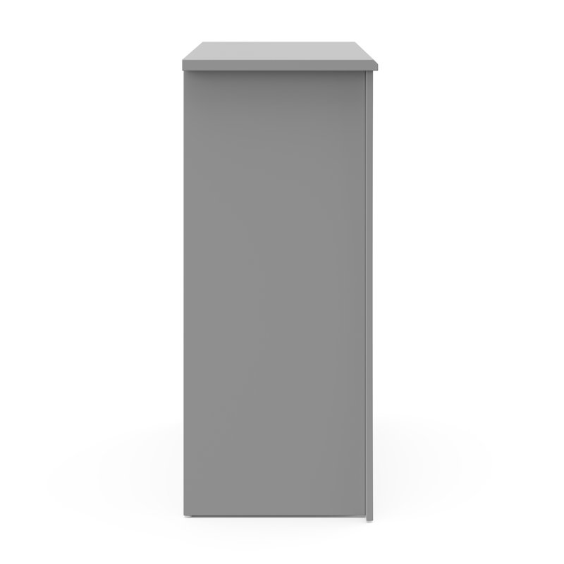 Pebble Gray Vertical 4-Drawer Nursery Dresser