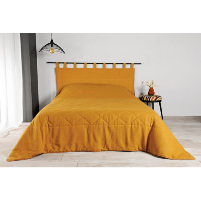 Irandy 100% Linen Solid Colour Bedspread