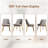 Ladaker Dining Chairs Kitchen Chairs with Wood Legs-698381189-723655900