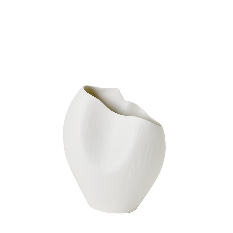 Handmade Ceramic Table Vase, 15.5" H x 13.5" W x 7.25" D