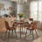 Kavi Faux Leather Upholstered Dining Chair-1453699763