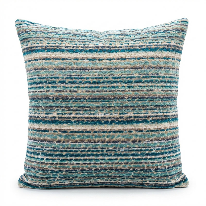 Weave Linen Indoor/Outdoor Pillow Cover & Insert, 24" x 24"