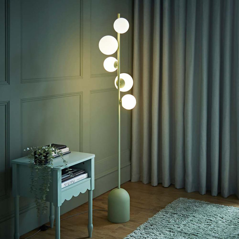 Anisca 165cm Traditional Floor Lamp, Sage