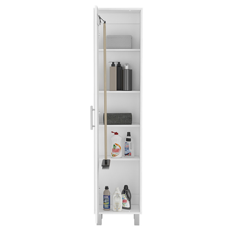 Armoire de rangement Amy-Lou, Buccan, blanc, largeur x 15,7