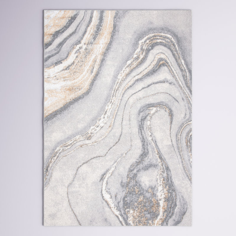 Katelin Abstract Indoor Rug, Rectangle 3' x 5'