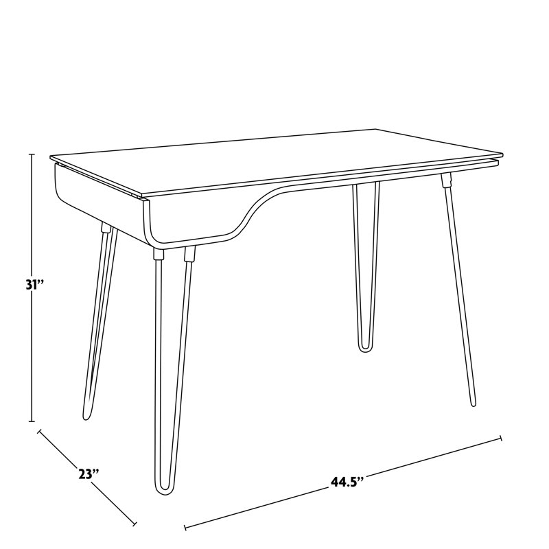 Bureau Alem, Brun / noir