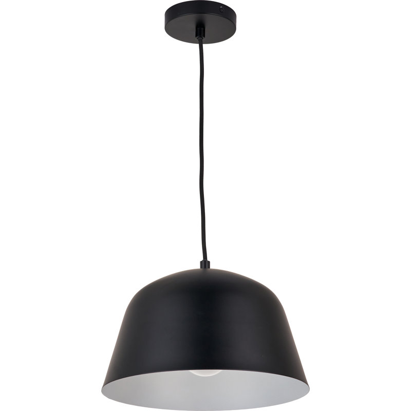 Taleya 1 - Light Bowl Pendant, Matte Black