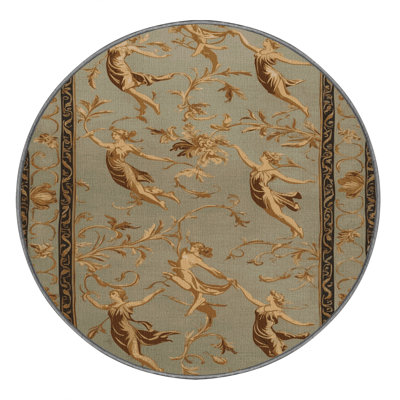 Tapis brun français lavable à la machine