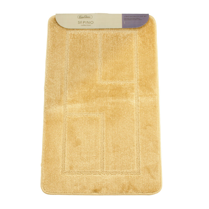 Abibatu Non-Slip Bath Rug, Beige