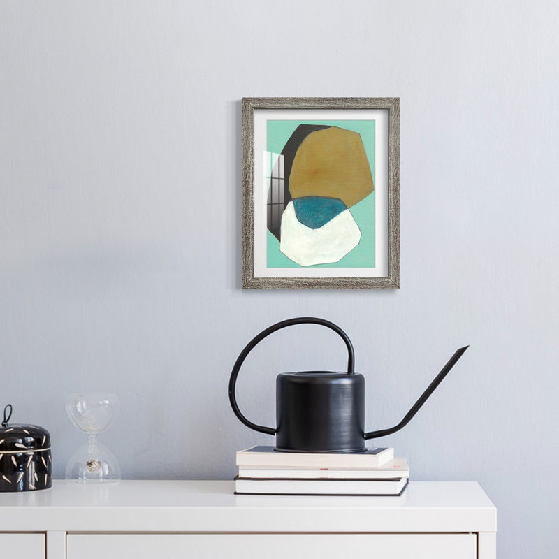 Boulder I -Framed Print, 28.5" H x 20.5" W, Distressed