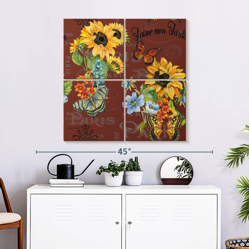 Harnek Jaime Mon Jardin, 32" H x 32" W