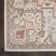 Tapis oriental ivoire / rouge brique / gris Bertel
