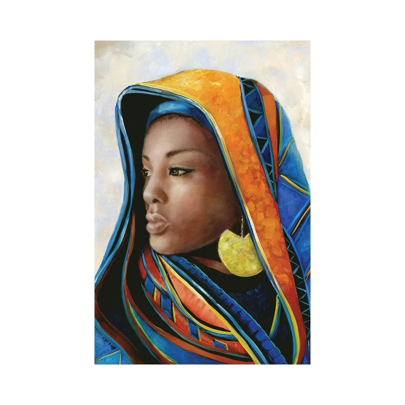 Soulful Beauty II by Donna Brooks - Wrapped Canvas Print, 20.32 cm H x 30.48 cm W