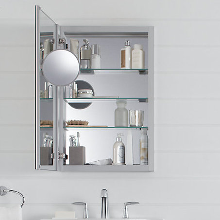 Verdera Aluminum Medicine Cabinet, 30" H x 20" W x 4.75" D