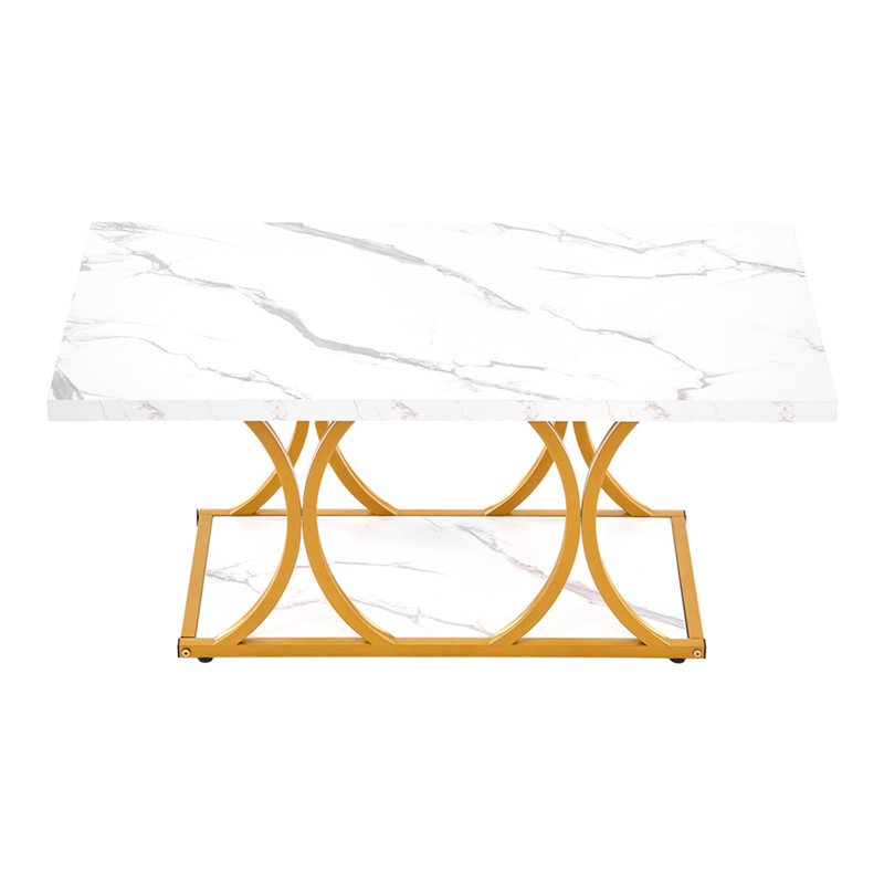 Iron Top Coffee Table