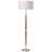 Salcido Electroplated Traditional Solid Wood Floor Lamp-2133074200