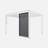Mirajane 130cm Aluminium Pergola Shutter-92324846