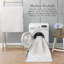Feya Machine Woven Synthetic Aera Rug in White-1587238542