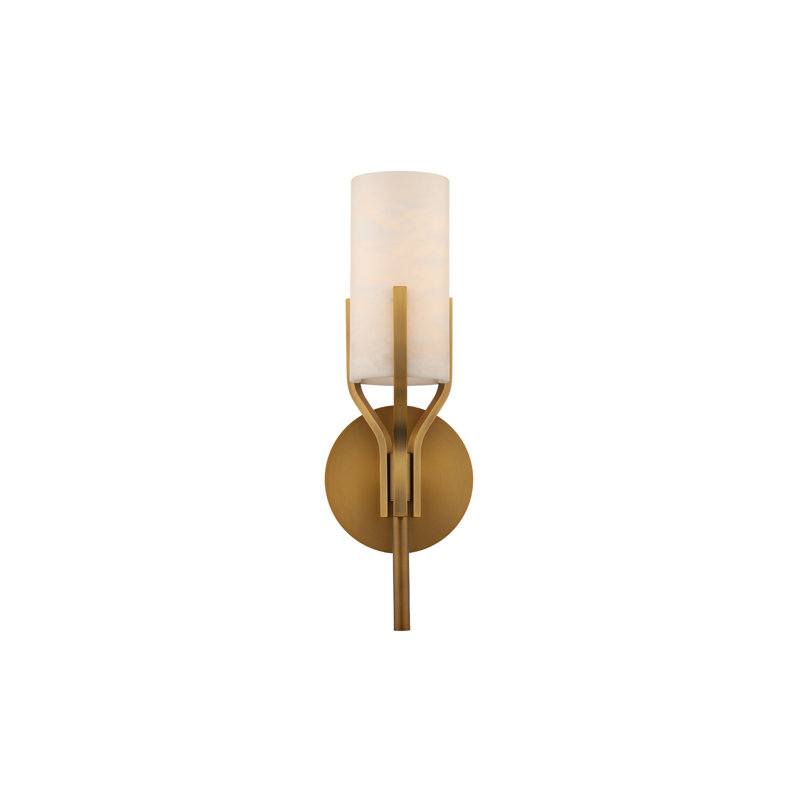 Firenze LED Wall Sconce, Aged Brass