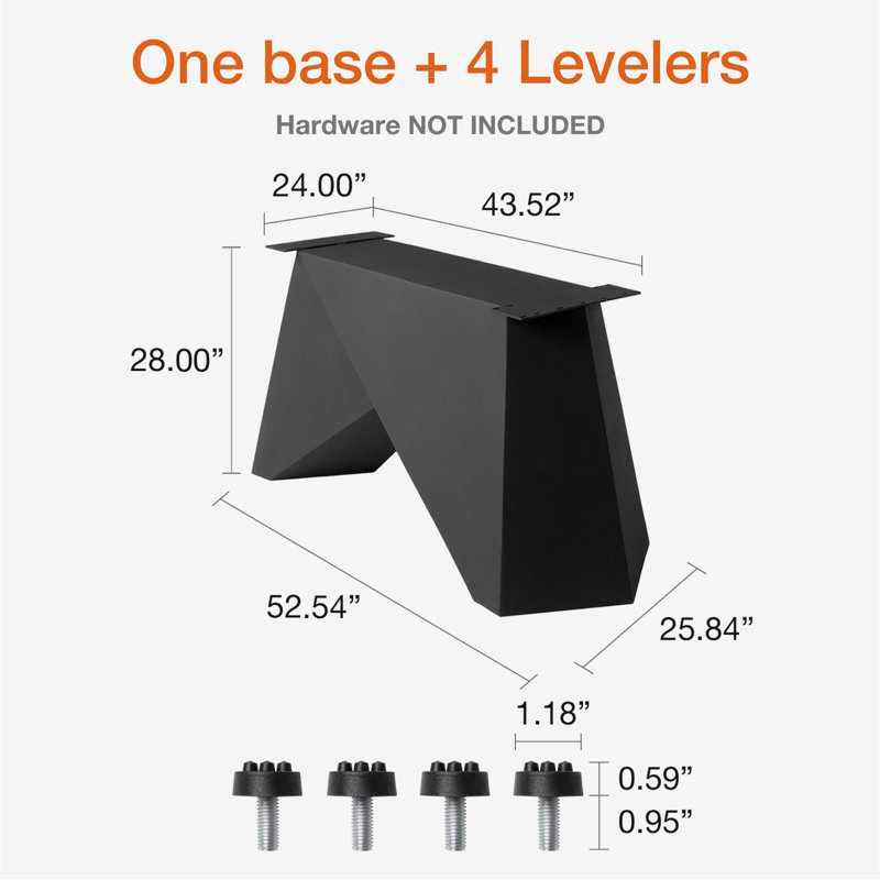Solid Metal Dining Table Base