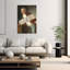 Gentleman Dating Colorful Retro Romantic Wall Art Print 1 Piece Wrapped Canvas Wall Art-545078657