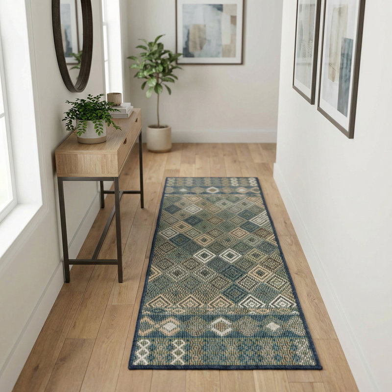 Tapis d'extérieur Jacole Offee, Tapis de couloir 2 pi x 3 pi 11 po
