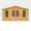 Mercia 16ft x 10ft Retreat Log Cabin (28mm)