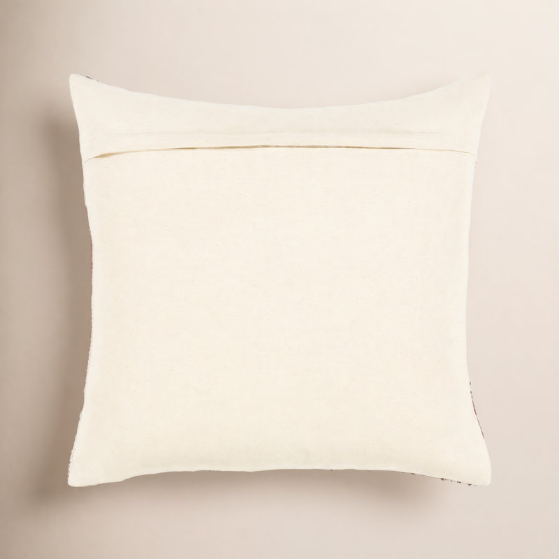 Venora Striped Cotton Reversible Throw Pillow, 18" x 18", Pillow Cover Only - No Insert