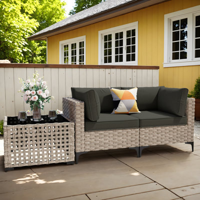 Outdoor Love Seat With Cushion
