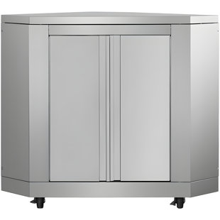 Armoire pour barbecue 32 po en acier inoxydable pour l'extérieur