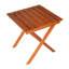 Chaise Adirondack pliante en bois massif avec table Pankow-1764400243