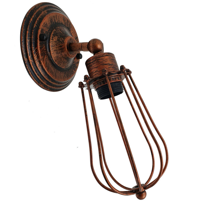 Mokane Armed Sconce, Rustic Red, Rustic Red