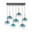 Luminaire suspendu sphère en verre 7 lumières Cveto-1569468599