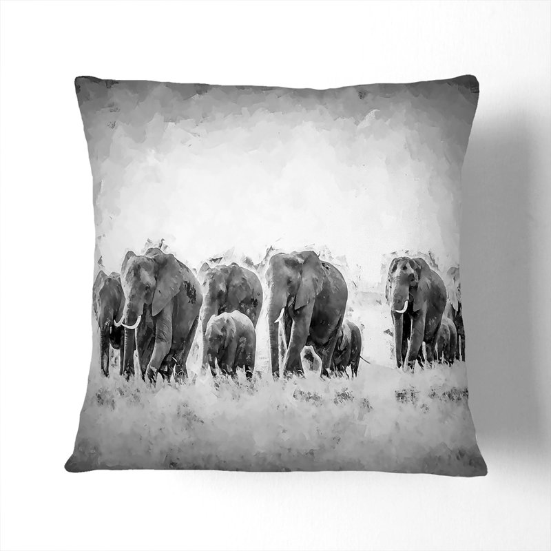 Square Cushion, 55cm H x 55cm W x 20cm D, Stone