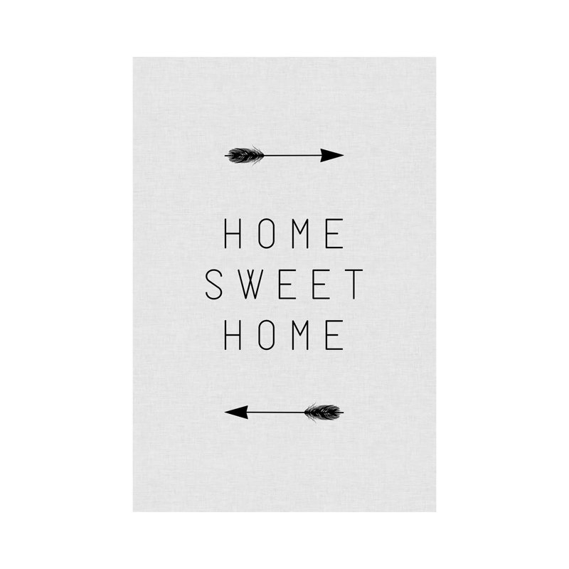 Home Sweet Home Arrow by Orara Studio - Wrapped Canvas Gallery-Wrapped Canvas Giclée, 101.6 cm H x 66.04 cm W x 3.175 cm D