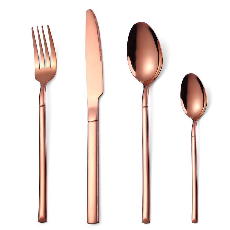 Ensemble de couverts Mercer41 Khalli, Or rose