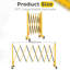 Barrière de sécurité pliable 11 bar en métal pour barrière de sécurité-125512563-125512560